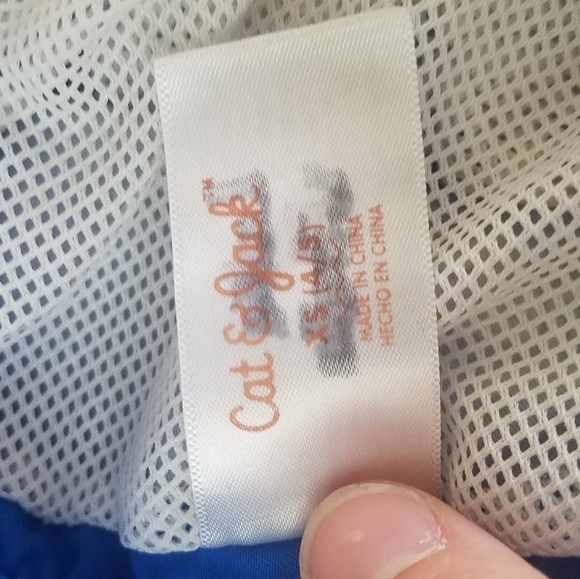 Cat & Jack Blue Swim Trunks XS 4/5 - Picture 3 of 3